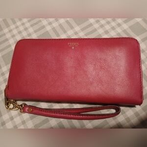Fossil Wallet Fuchia